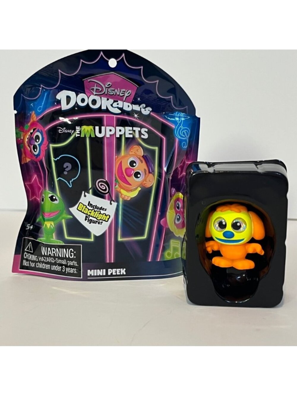 5/$35 Disney Doorables The Muppets Mini Peek Blacklight Small Figure Rowlf